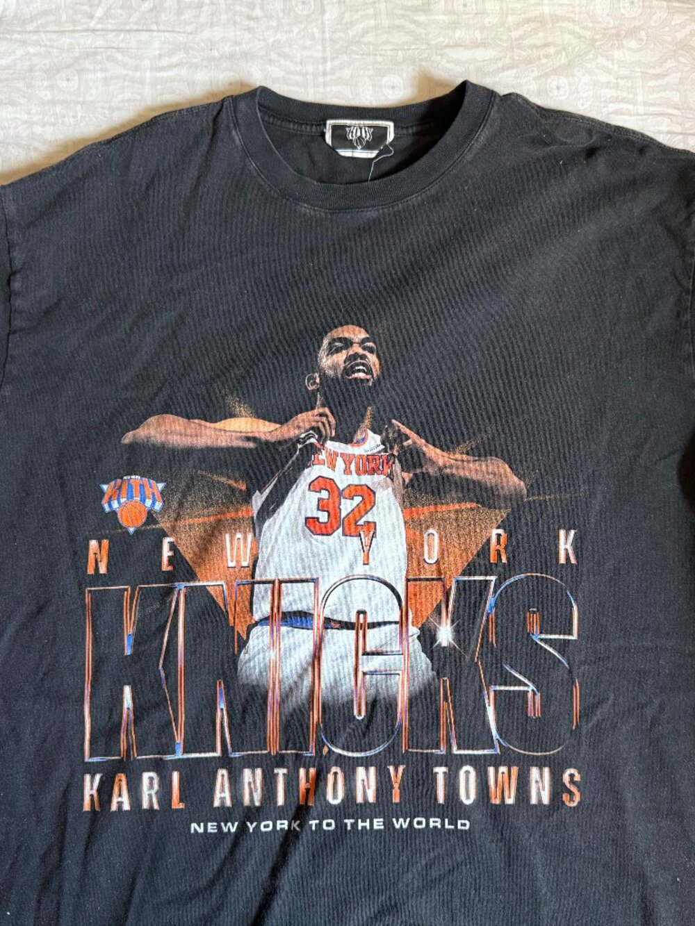 Kith x New York Knicks Legends Karl Anthony Towns Tee Medium